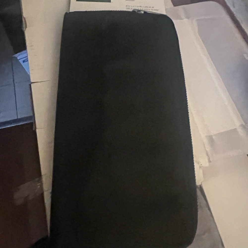 Black Zippered Pouch
